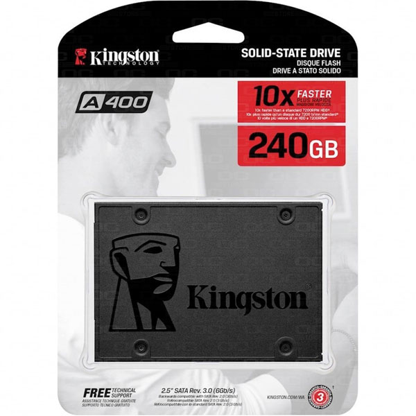 SSD Disco Solido interno Kingston A400 240gb