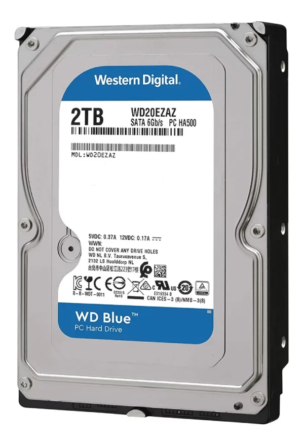 HD 2TB WESTERN DIGITAL BLUE 3.5 SATA 7200